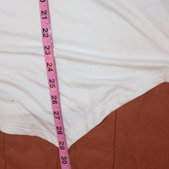 Eloquii White Dolman Sleeve Round Neck Loose-Fit Blouse Women's Size 14/16 plus - Picture 10 of 10